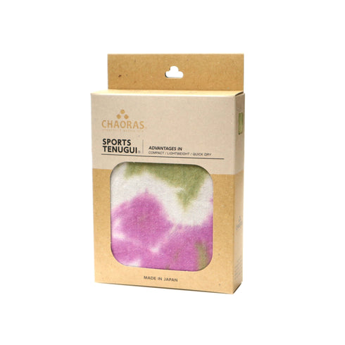 CHAORAS Sports Tenugui / OLIVE & PURPLE